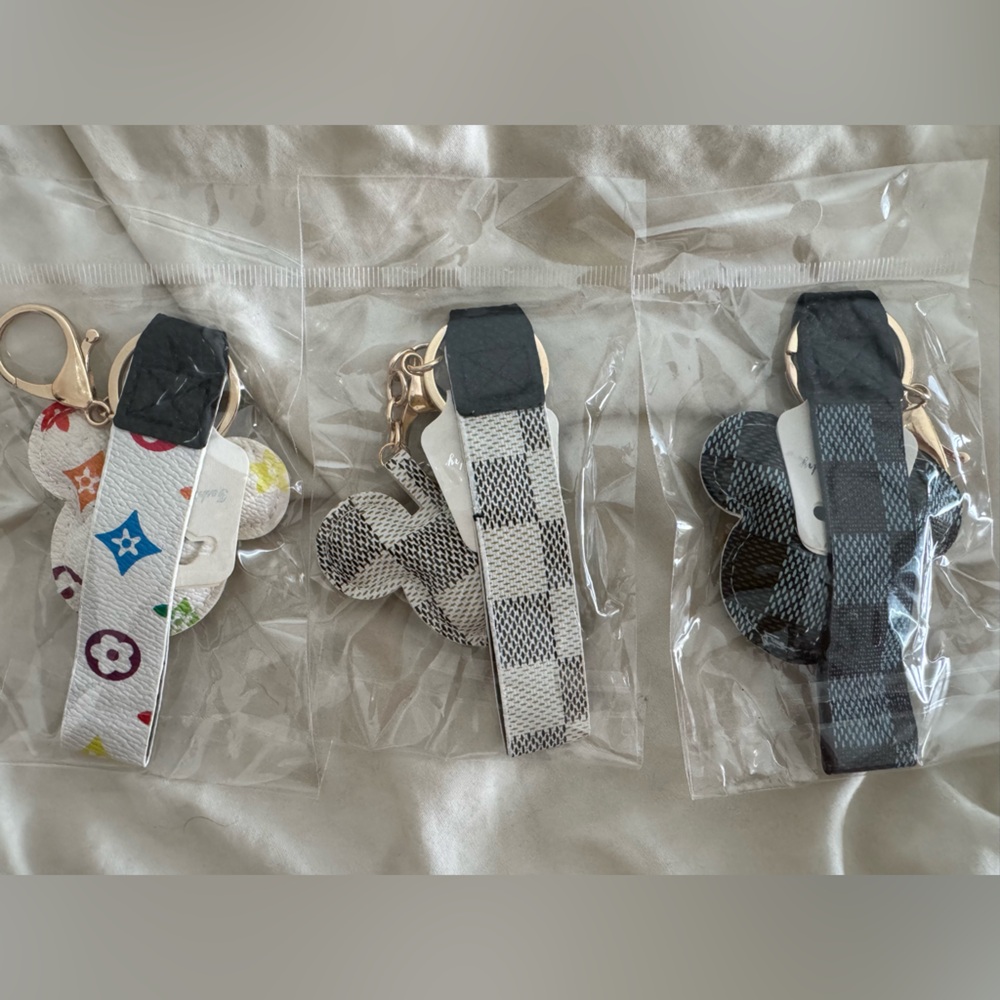 3 Mickey luxury inspired keychains. NWT - Picture 5 of 5